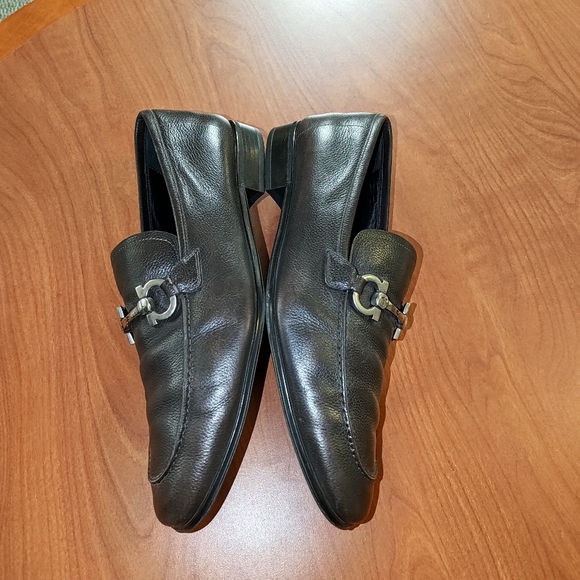 Salvatore Ferragamo Men\'s Leather Brown Loafers Men\'s Size 9.5D main image 13